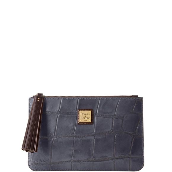 Dooney & Bourke Bags Dooney Bourke Denison Carrington Pouch Steel
